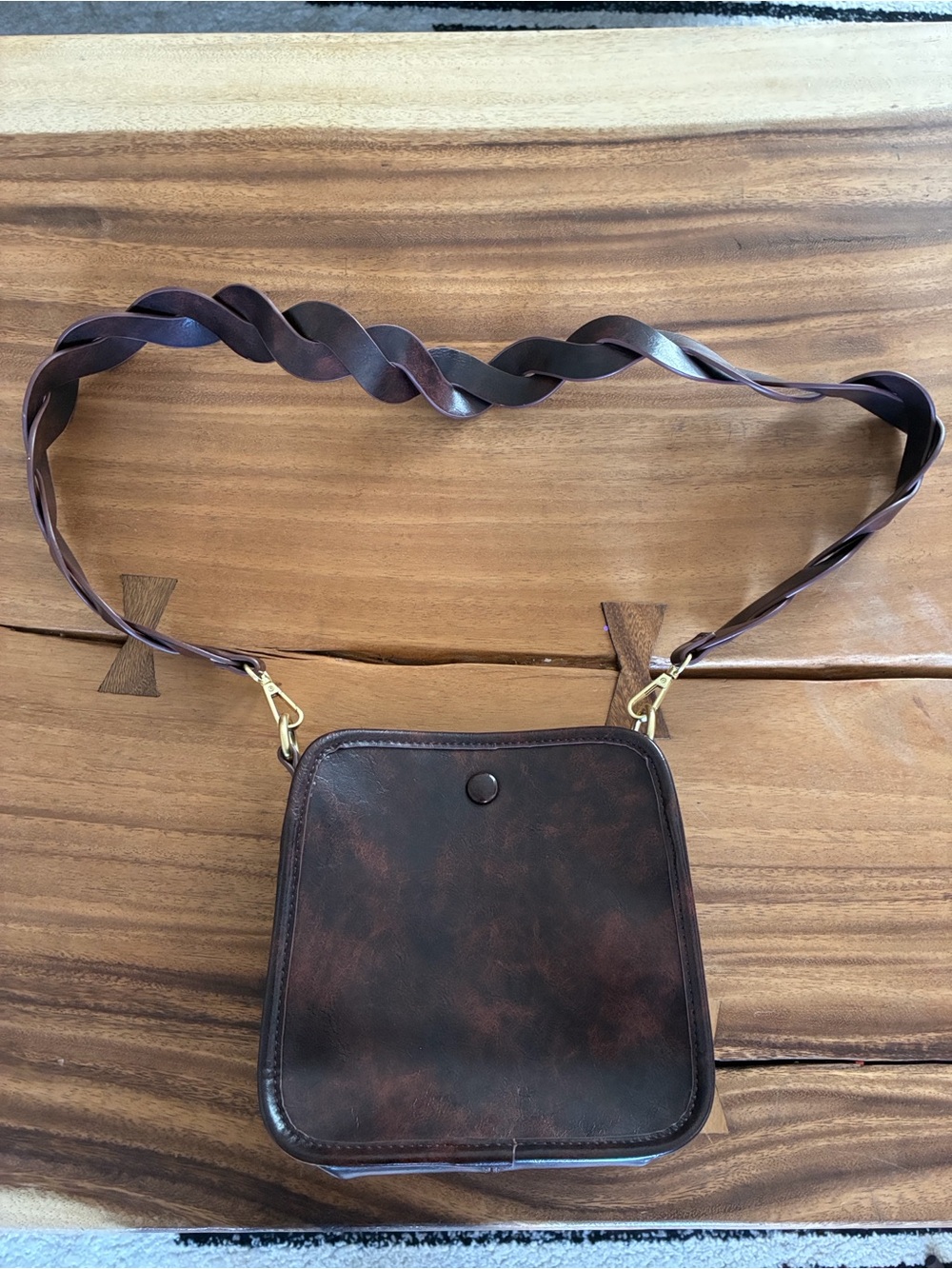 Anthropologie Bette Vegan Leather
Crossbody Bag